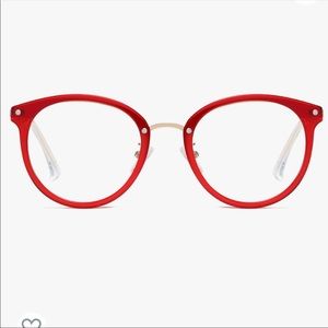 ✨ NWT Red Frame Sojos Retro Blue Light Glasses ✨